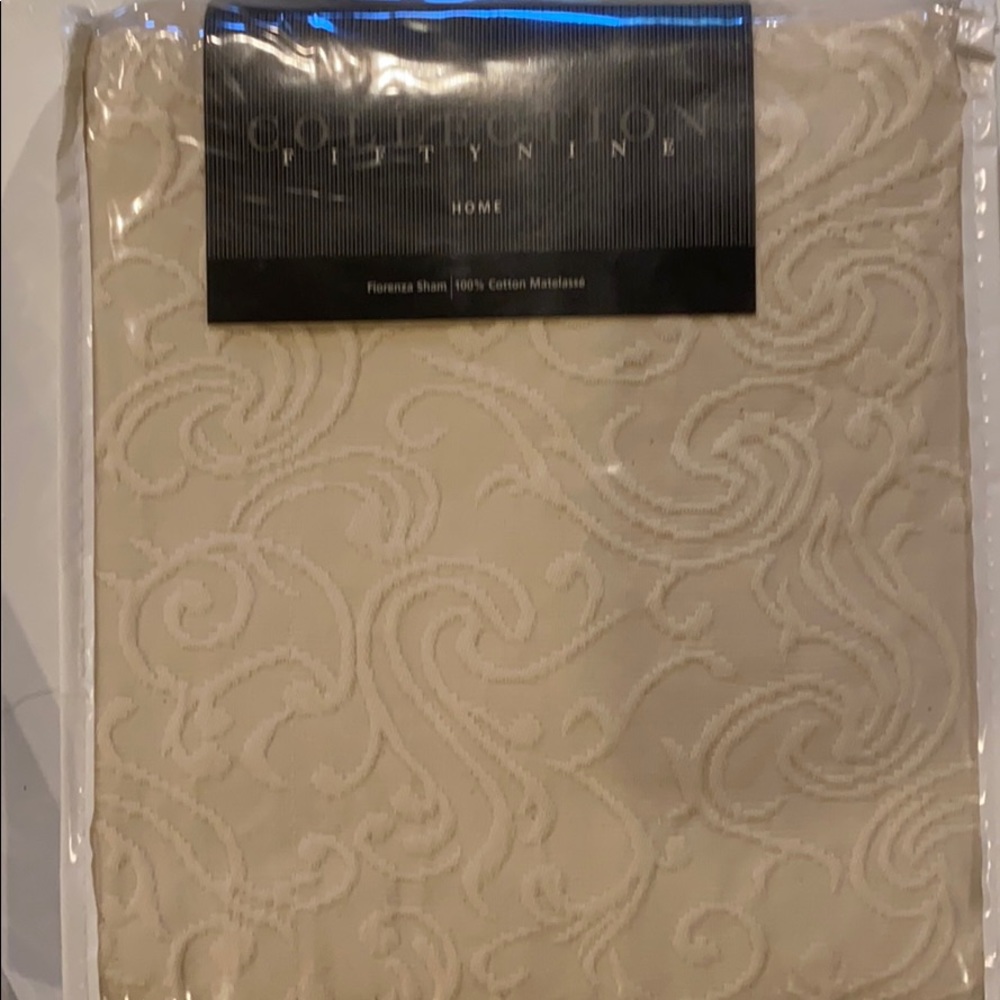 2 Cream EuroShams from Bloomingdales